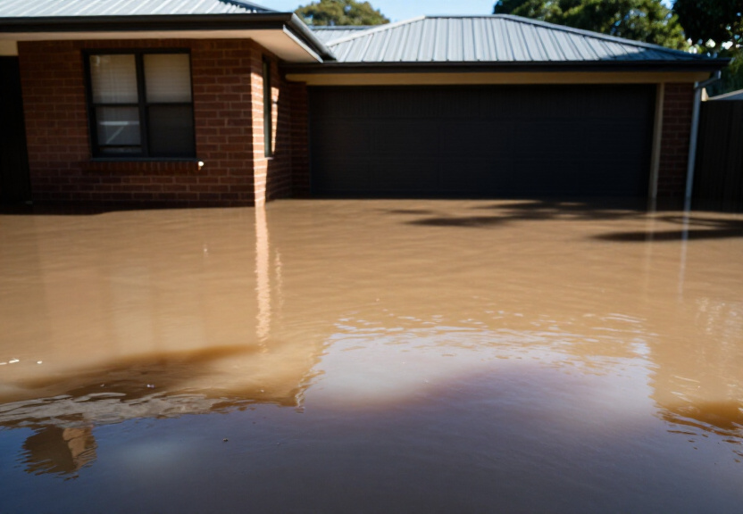 Before and After Flood Damage in Kyeemagh
